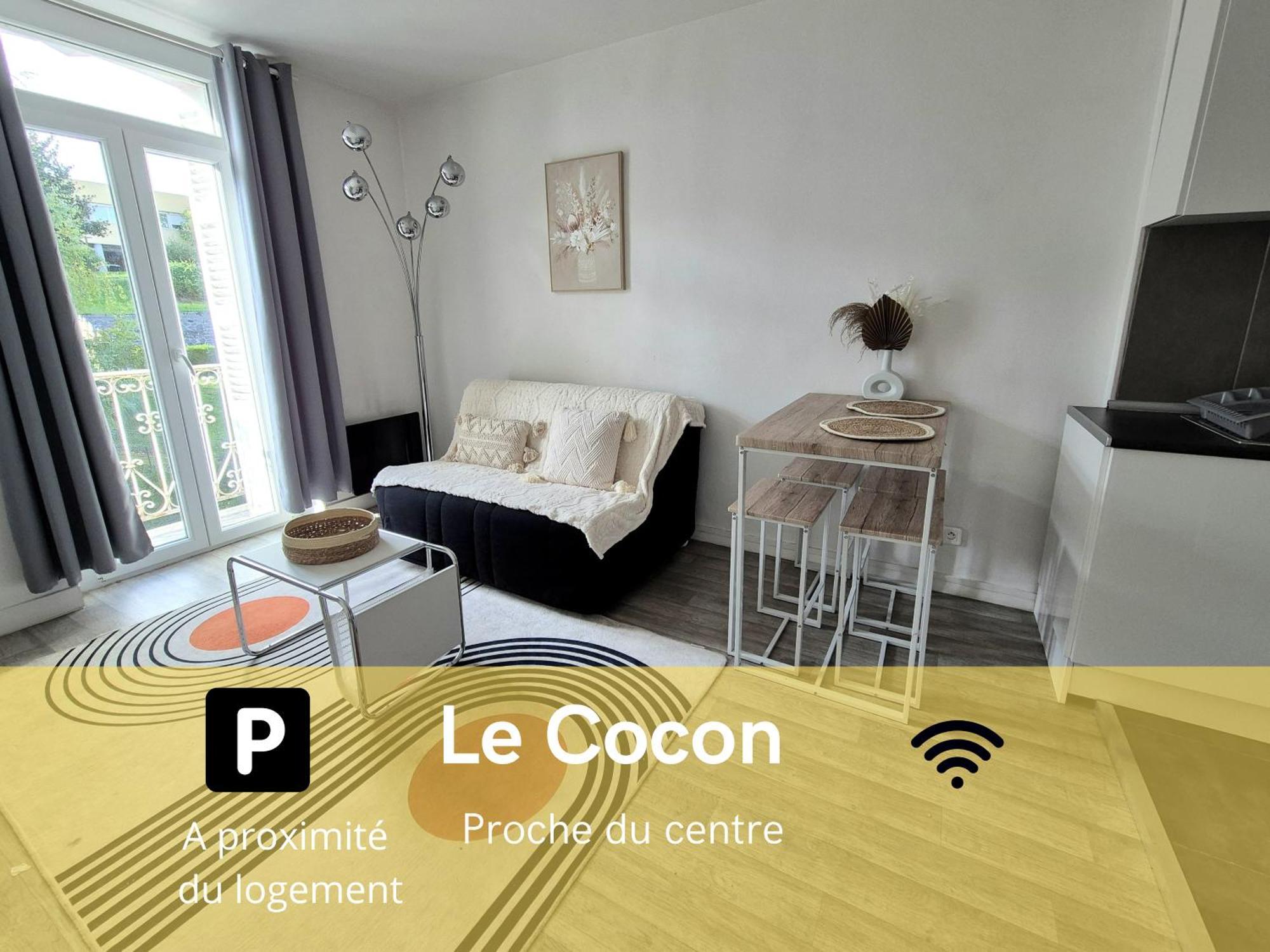 Appartement Le Cocon-t2-proche Du Centre-wifi *
